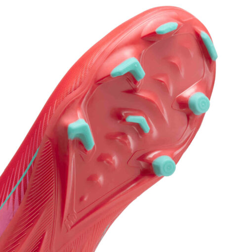 Kids Nike Mercurial Vapor 16 Academy FG - Ember Glow & Aurora Green - Image 8