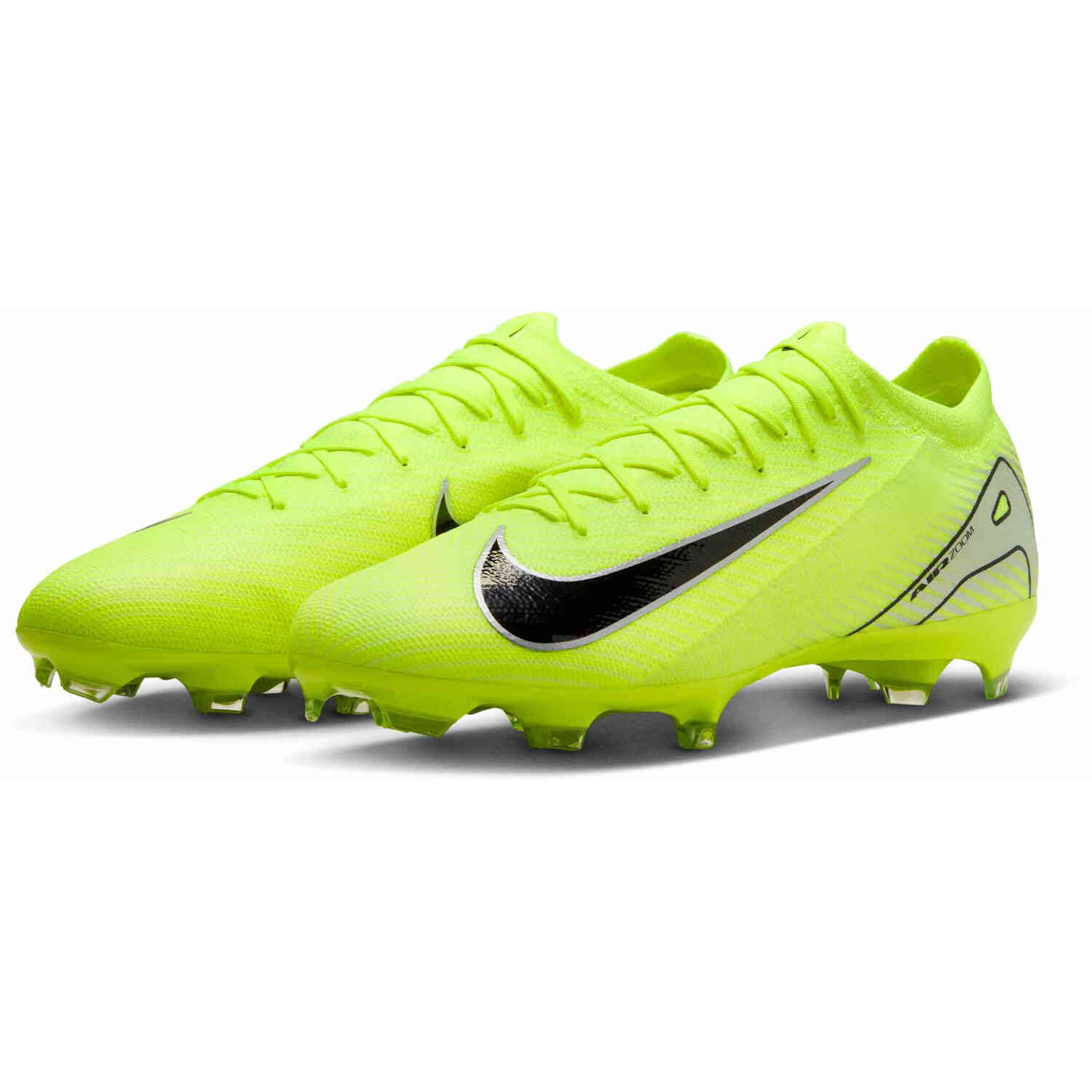 Nike mercurial superfly vi pro fg soccer cleat - grey/black/yellow clearance