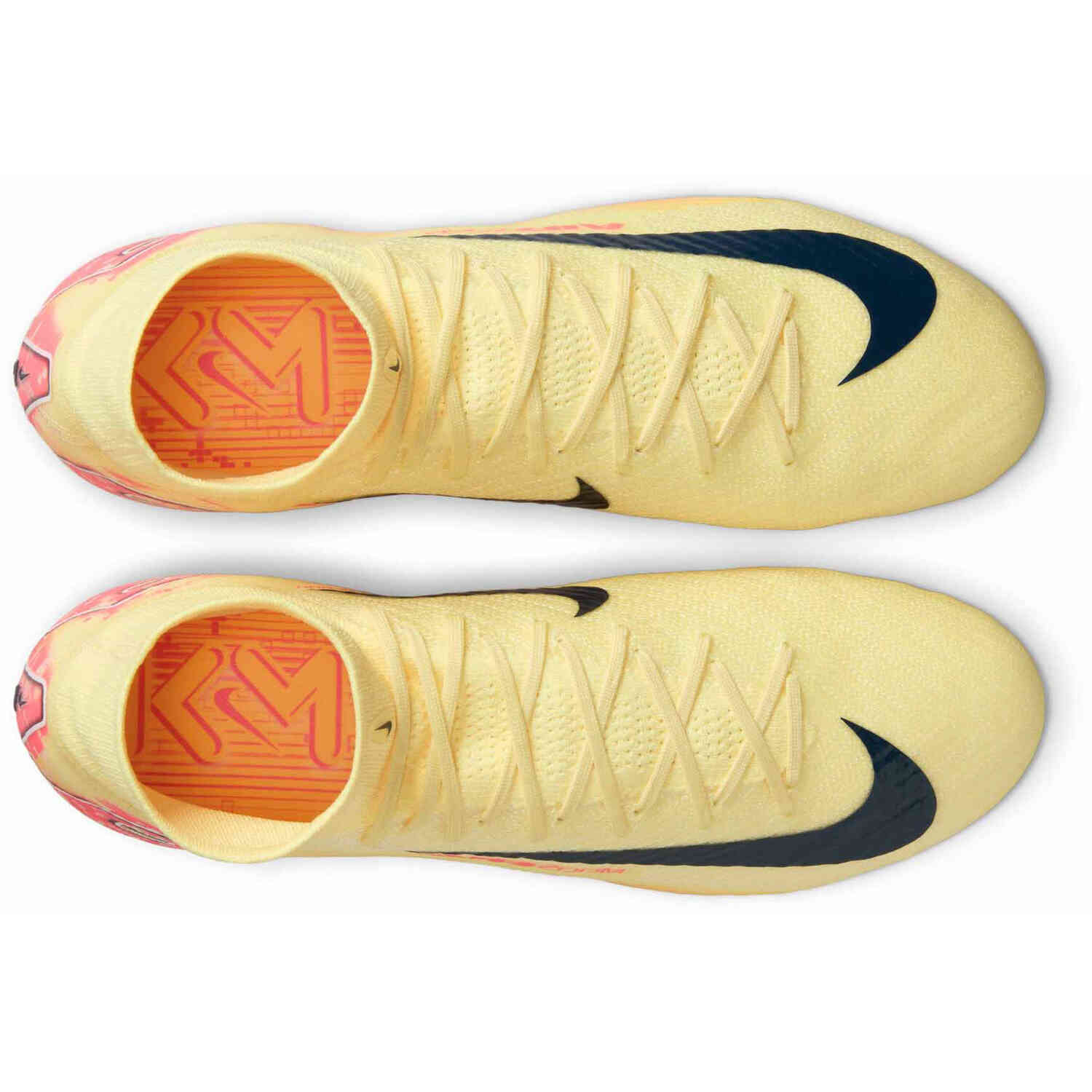 Nike Mercurial Superfly 10 Elite FG Firm Ground Soccer Cleats Kylian Mbappe Lt Laser Orange Armory Navy Soccer Master