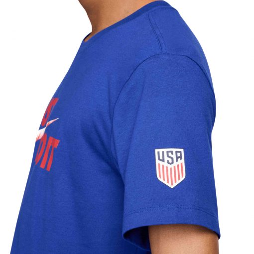 Mens USA T-shirt - Old Royal - Image 4
