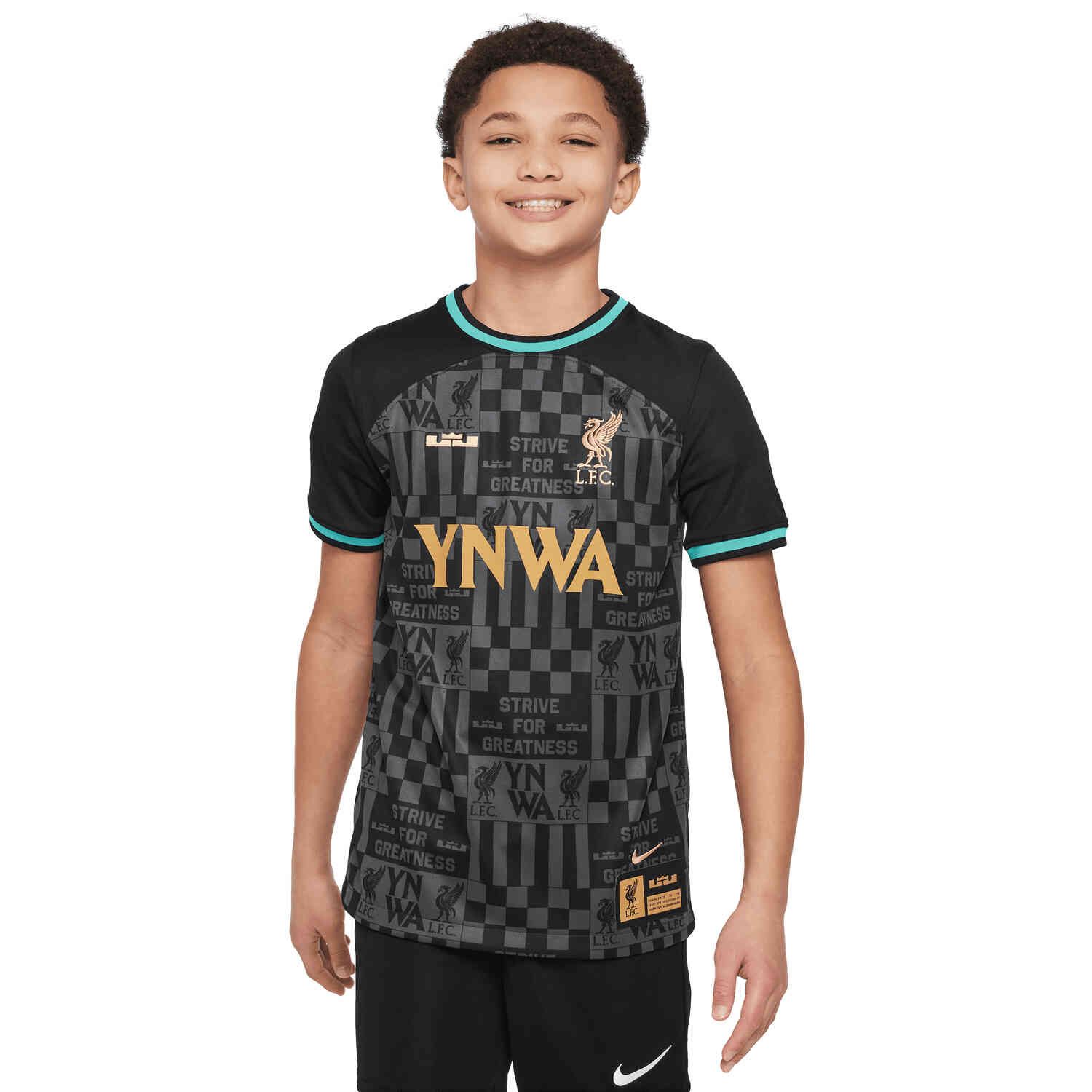 Lebron black and gold jersey cheap