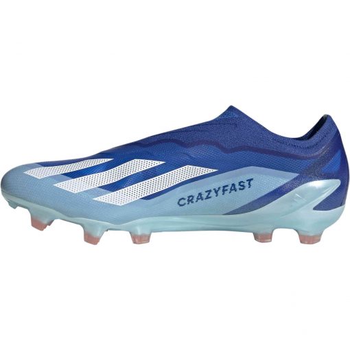 adidas X Crazyfast.1 FG - Bright Royal & White with Solar Red - Image 2