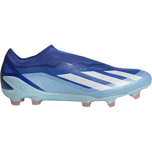 adidas X Crazyfast.1 FG - Bright Royal & White with Solar Red - Image 3
