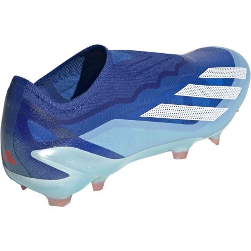 adidas X Crazyfast.1 FG - Bright Royal & White with Solar Red - Image 4