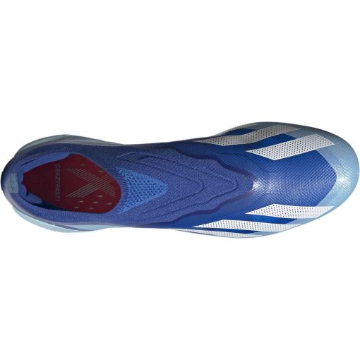 adidas X Crazyfast.1 FG - Bright Royal & White with Solar Red - Image 5