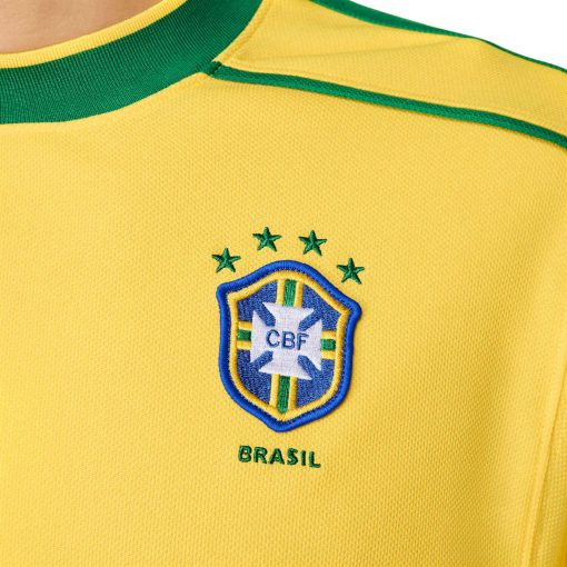 Nike Brazil 1998 Reissue Jersey - Varsity Maize/Pine Green/Lucky Green - Image 4