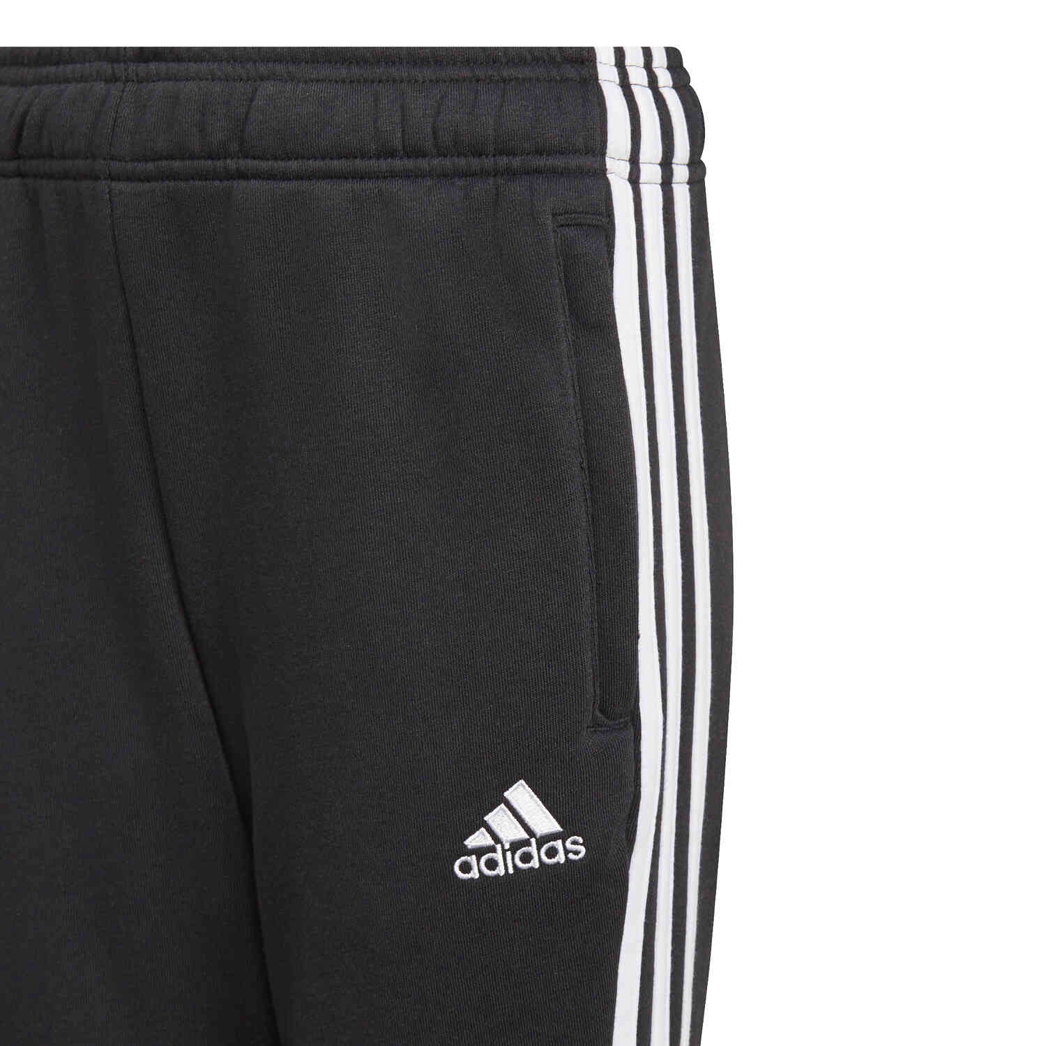 Kids adidas Juventus Sweat Pants - Black/White - Soccer Master