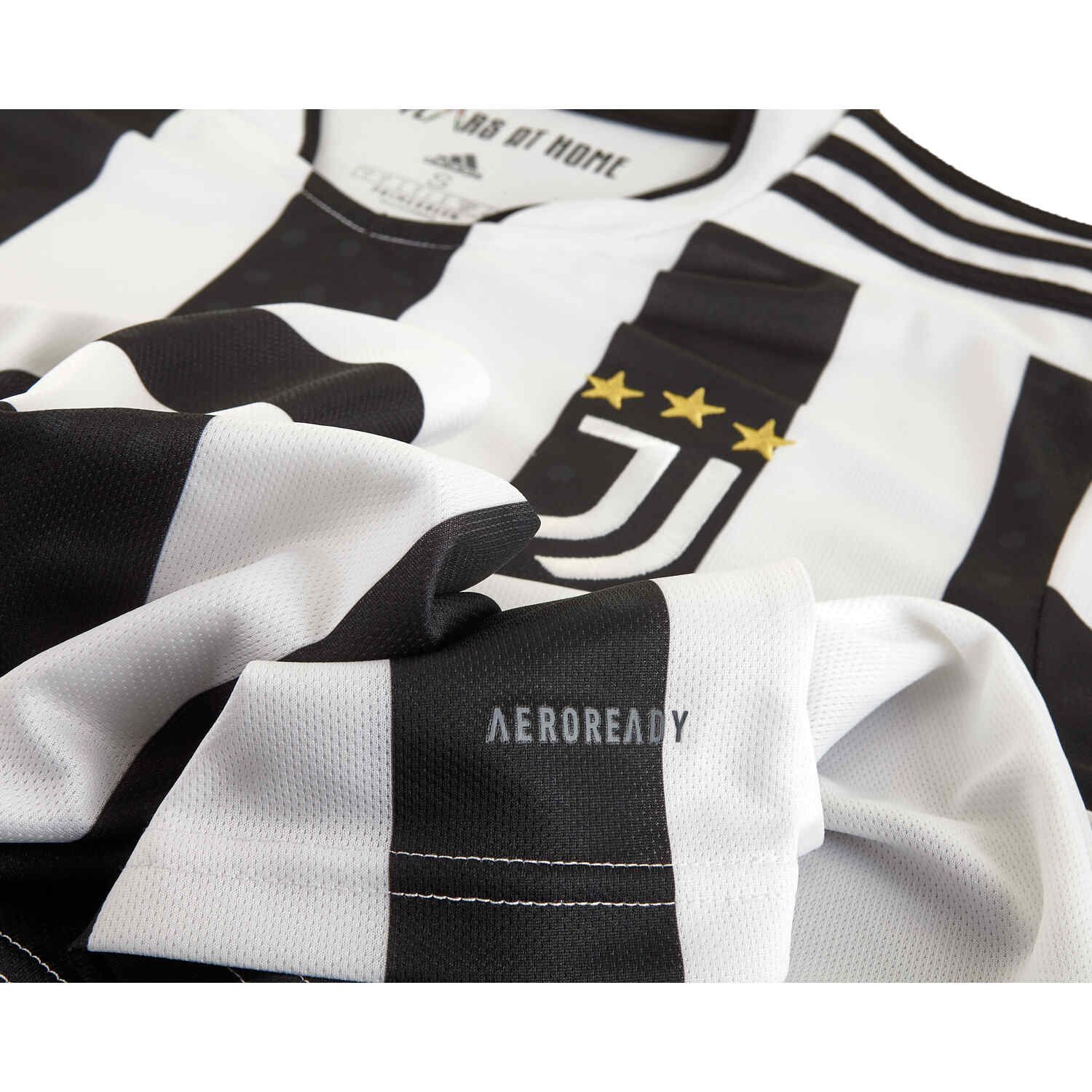  adidas 2021-22 Juventus Youth Home Jersey - White