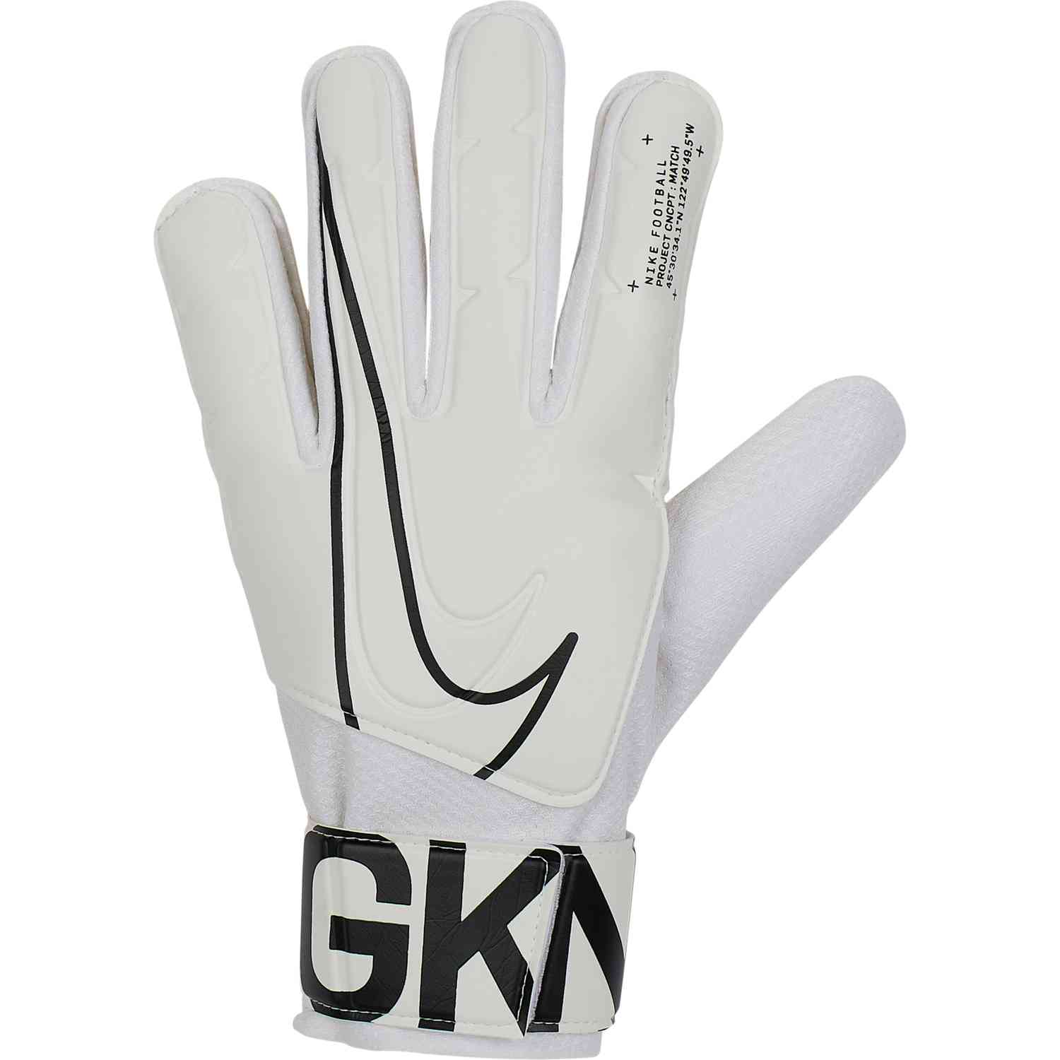 white nike goalkeeper gloves