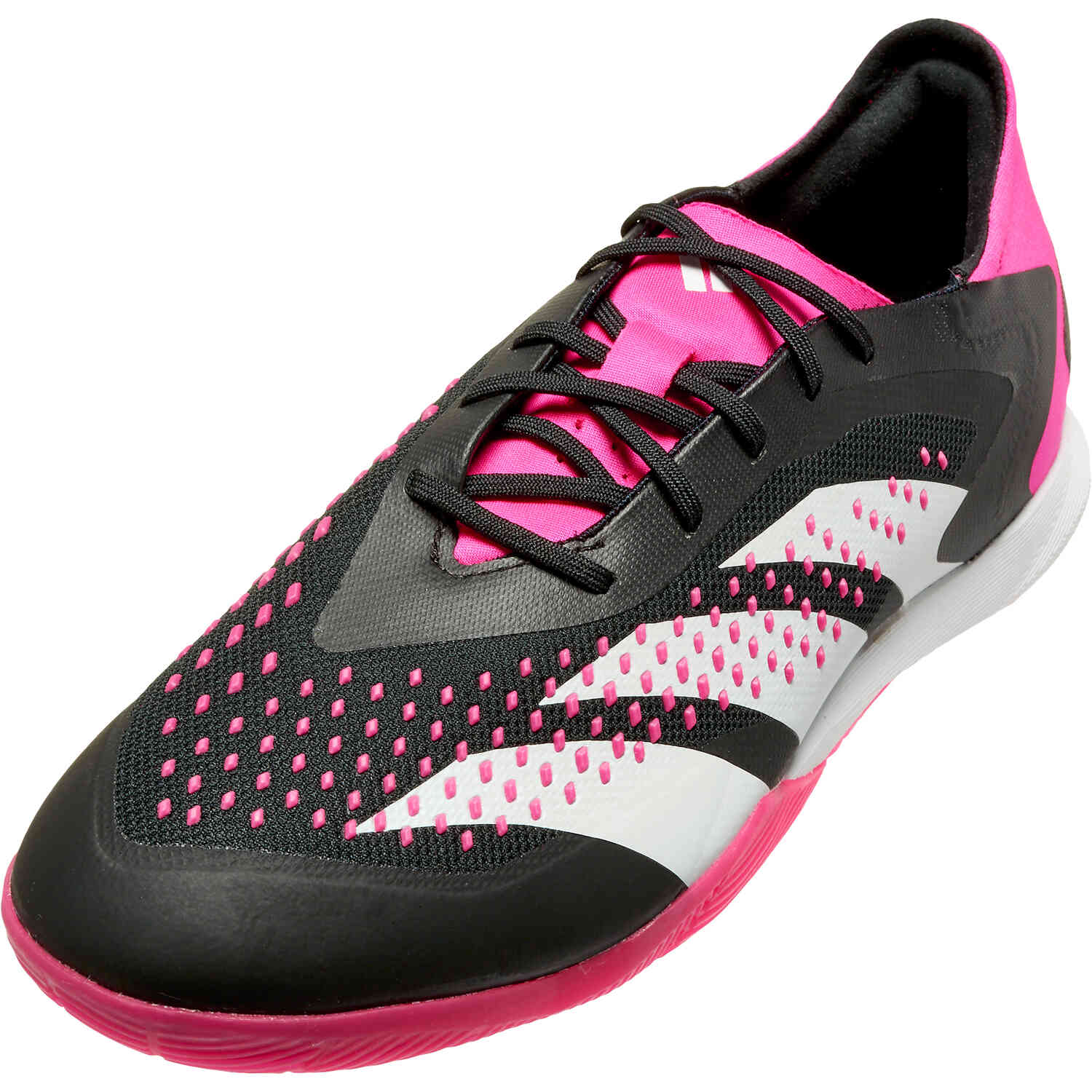verantwoordelijkheid hoek inhoud adidas Predator Accuracy.1 IN Indoor Soccer Shoes - Black, White & Team  Shock Pink 2 - Soccer Master