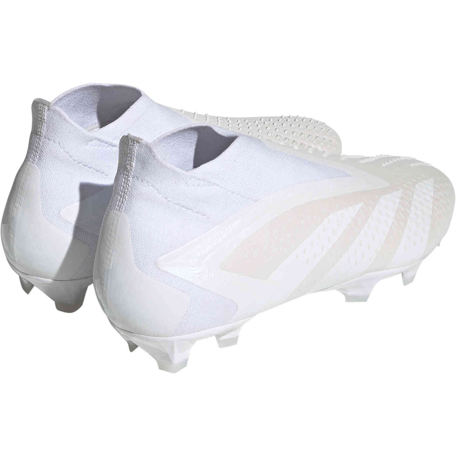 adidas Predator Accuracy+ FG Firm Ground Soccer Cleats - White - Soccer