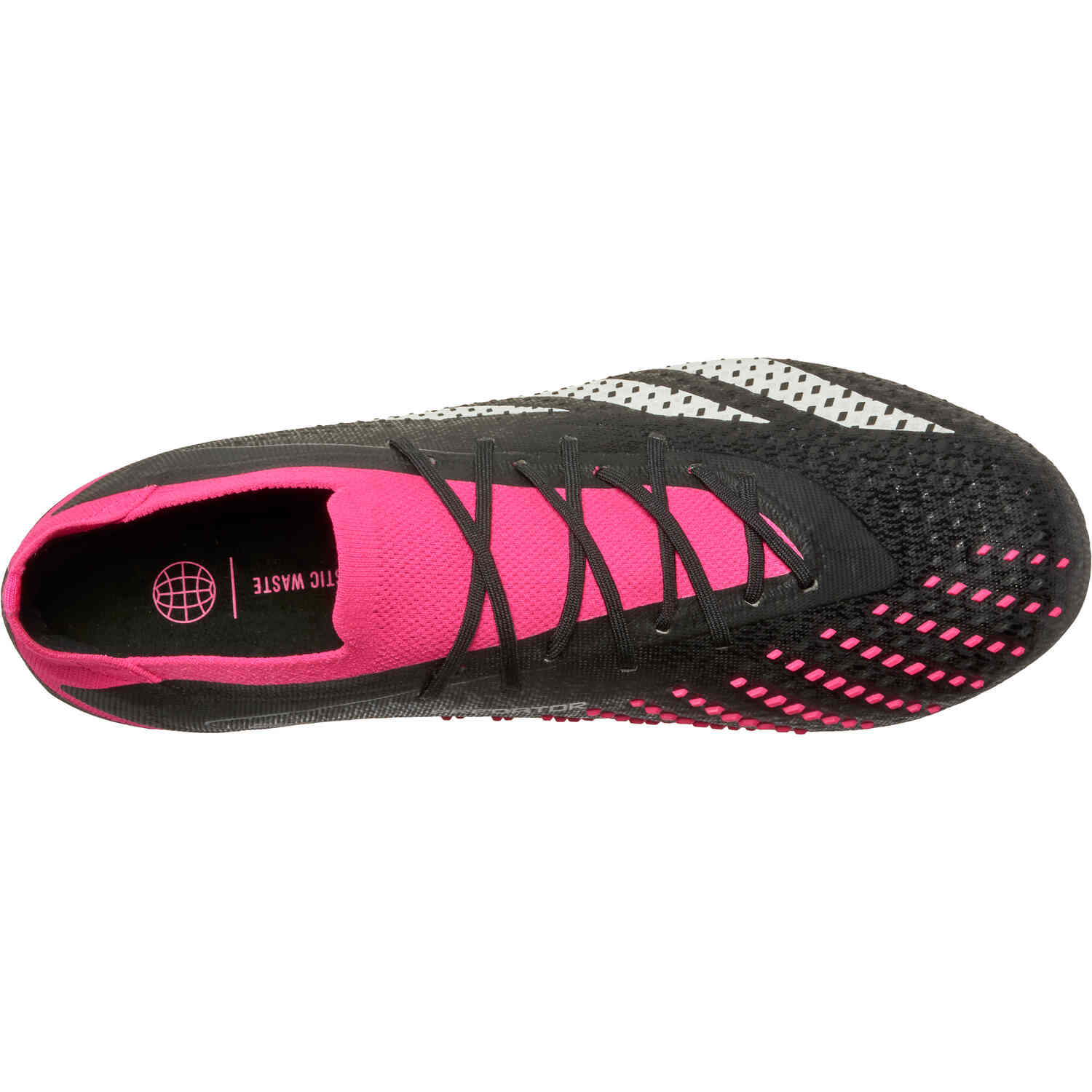 adidas Low Predator Accuracy.1 FG Black White with Team Shock