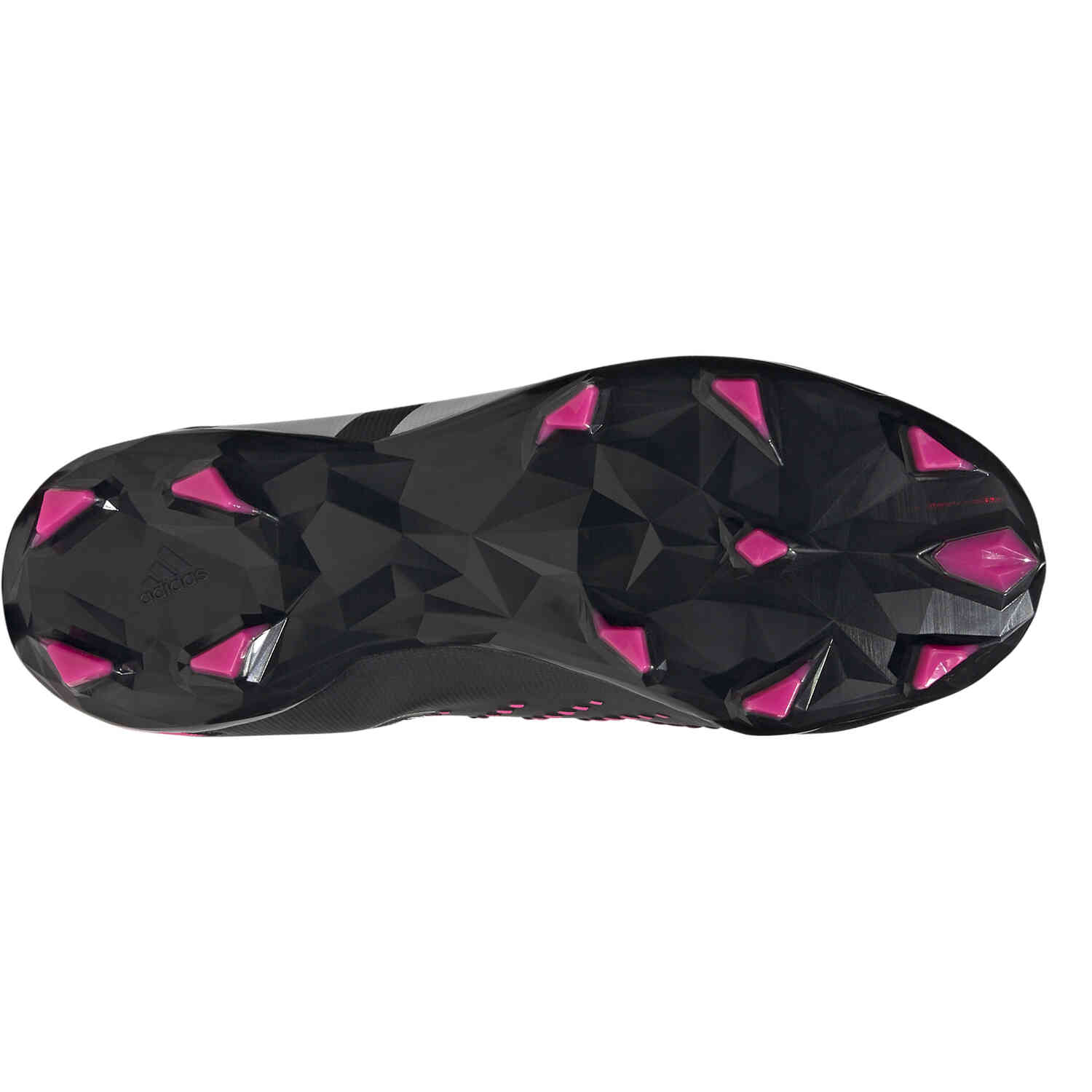 Kids adidas Predator Accuracy.3 FG Firm Ground Soccer Cleats Black White Team Shock Pink 2 Soccer Master