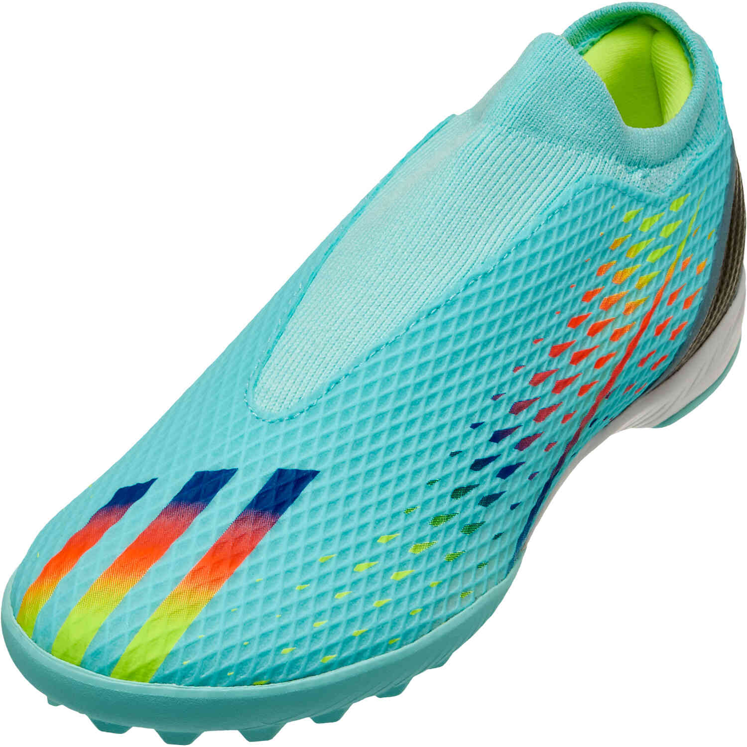 Grey Futbol Boots adidas Laceless X Speedportal.3 TF Turf Soccer Shoes ...