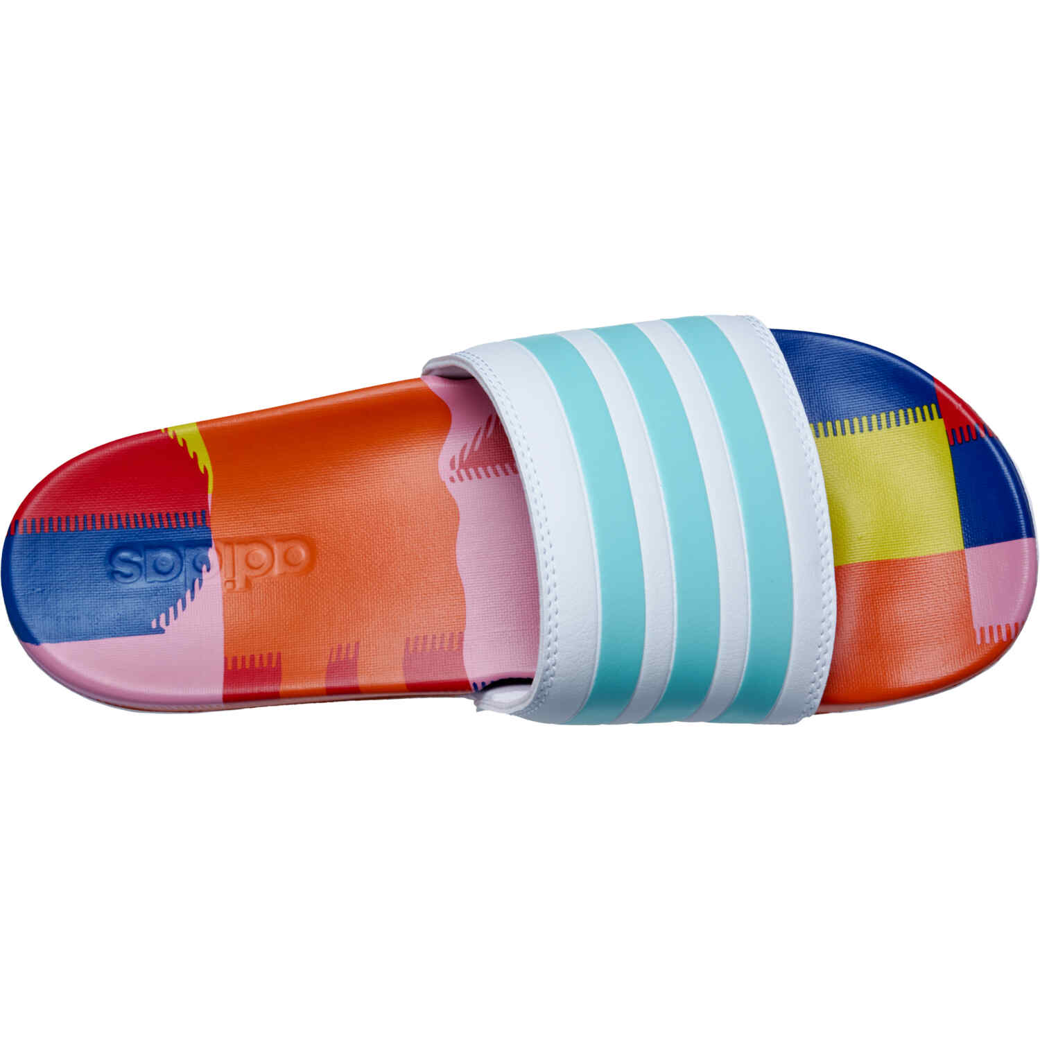 Adidas slides store rainbow
