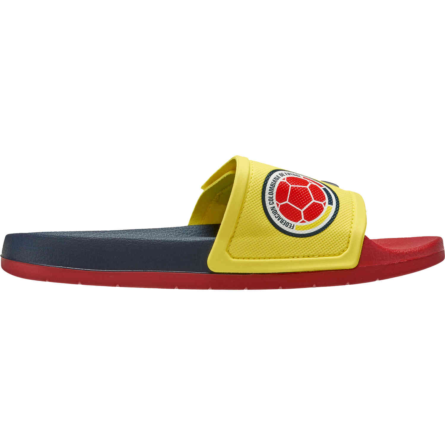 adidas Colombia Adilette TND Slides Bright Yellow Navy Power