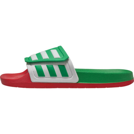 Adilette green white shop