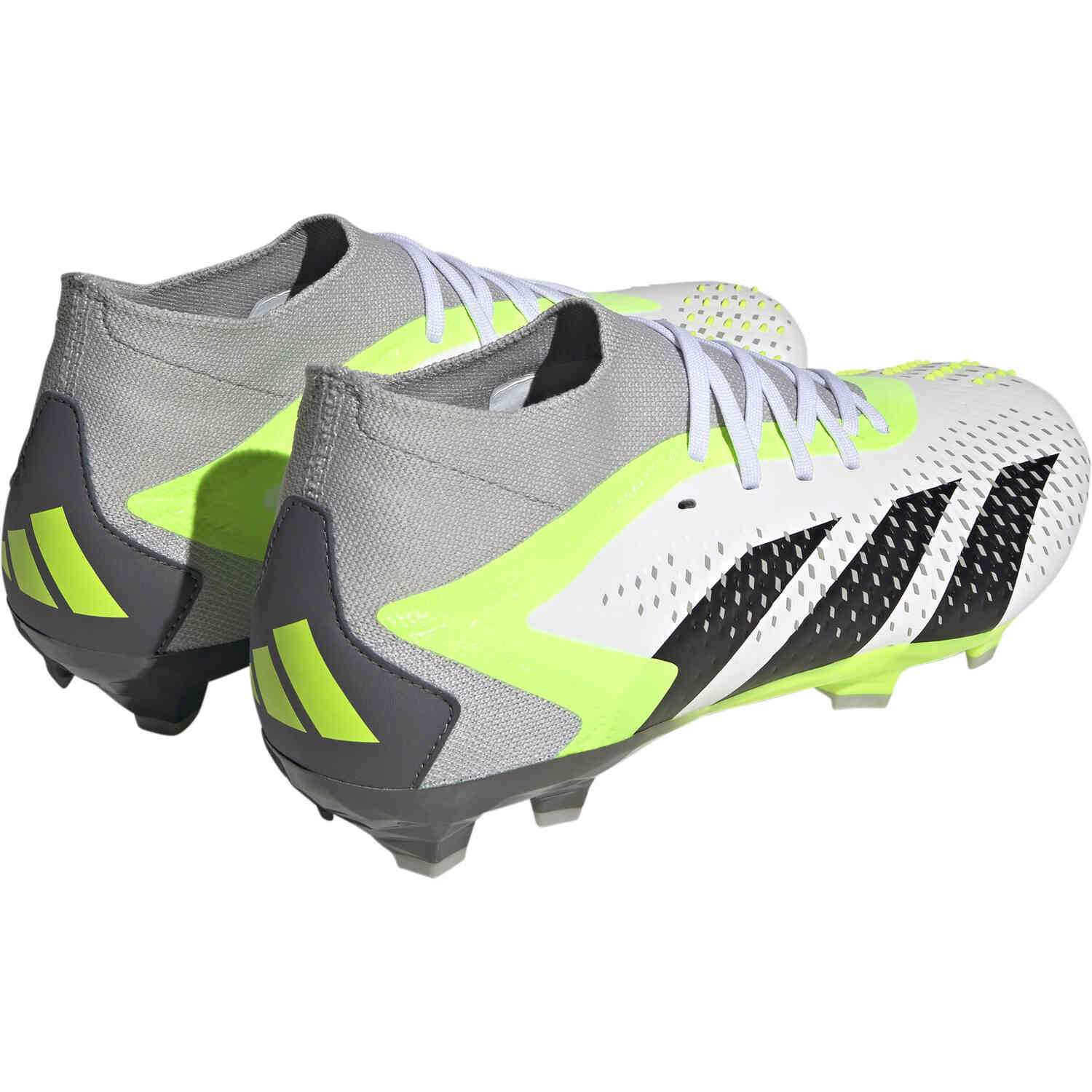 adidas Predator Accuracy.2 FG - White & Black with Lucid Lemon - Soccer  Master