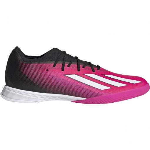 adidas X Speedportal.1 IN - Team Shock Pink 2 & White with Black - Image 3