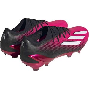 adidas X Speedportal.1 FG Firm Ground Soccer Cleats Team Shock Pink 2 White with Black Soccer Master