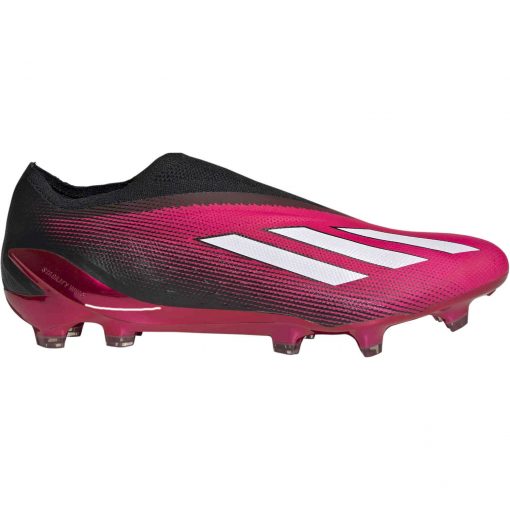 adidas Speedportal+ FG Firm Ground Soccer Cleats - Team Shock Pink 2 & White with Black - Soccer Master