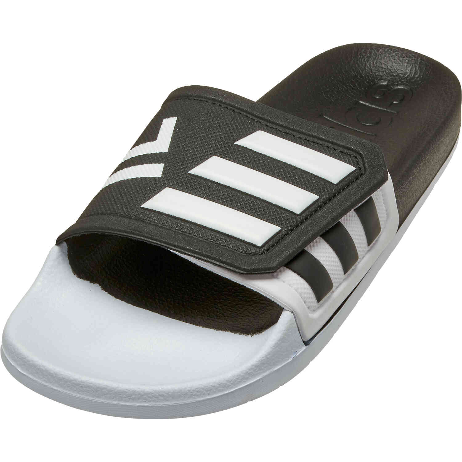 adidas Men's Adilette Comfort Adjustable Slides Sandal, White/Black/Black,  12 Women/13 Men : Amazon.in: Fashion