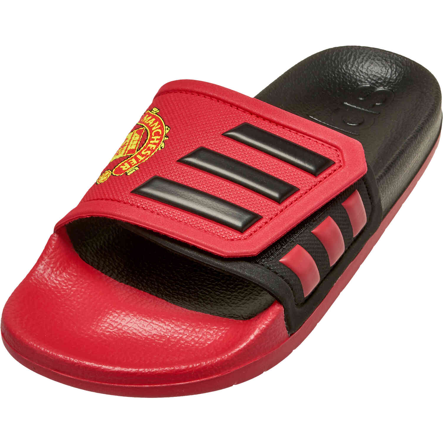 adidas Manchester Adilette Slides - Red & - Soccer Master