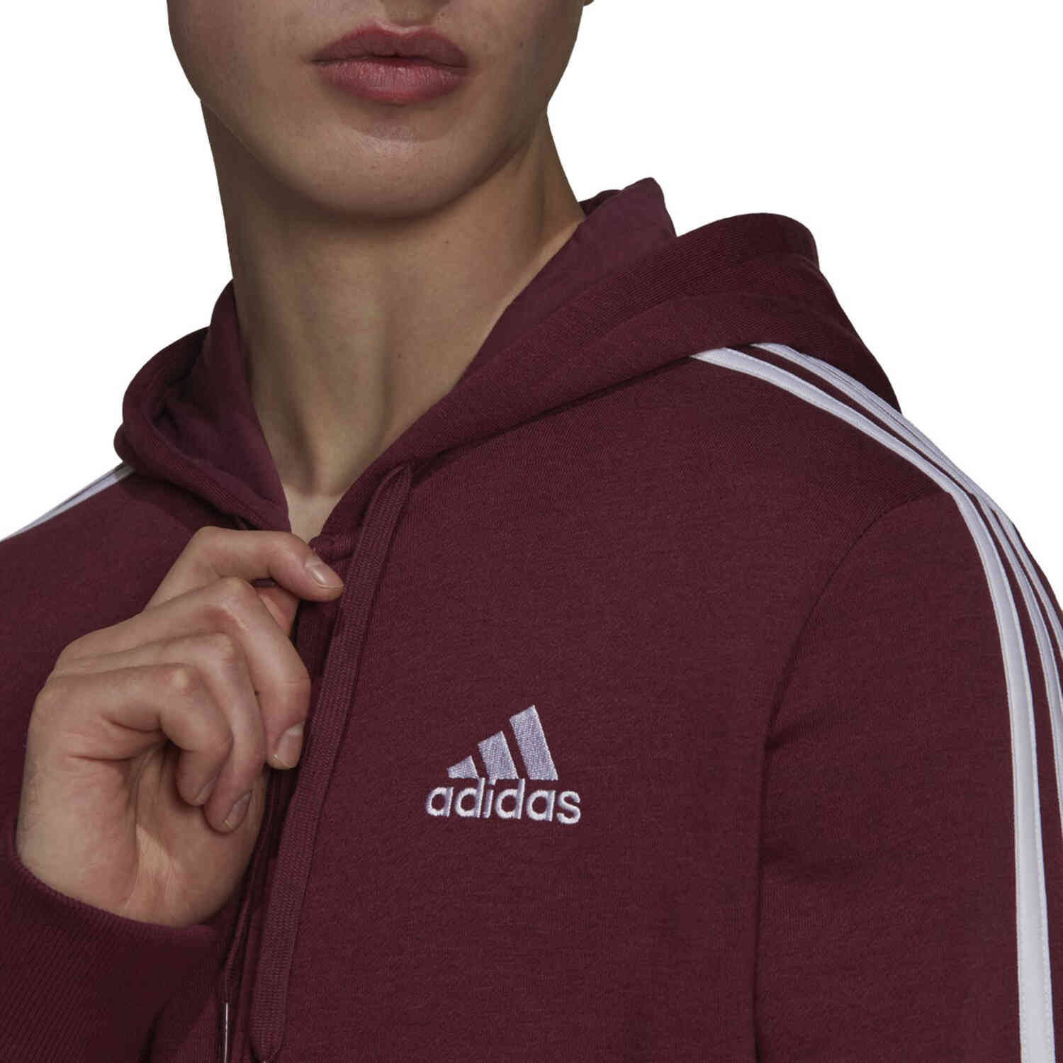 Adidas essentials clearance full zip hoodie