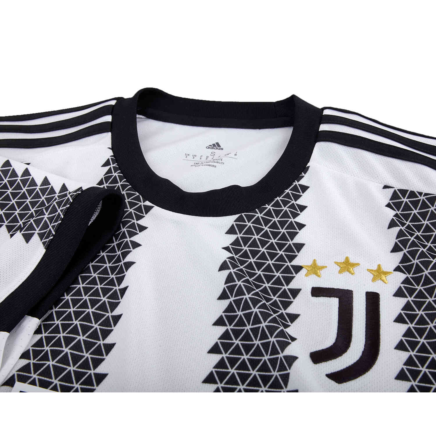 adidas Juventus FC 22/23 away jersey - black/white - men's