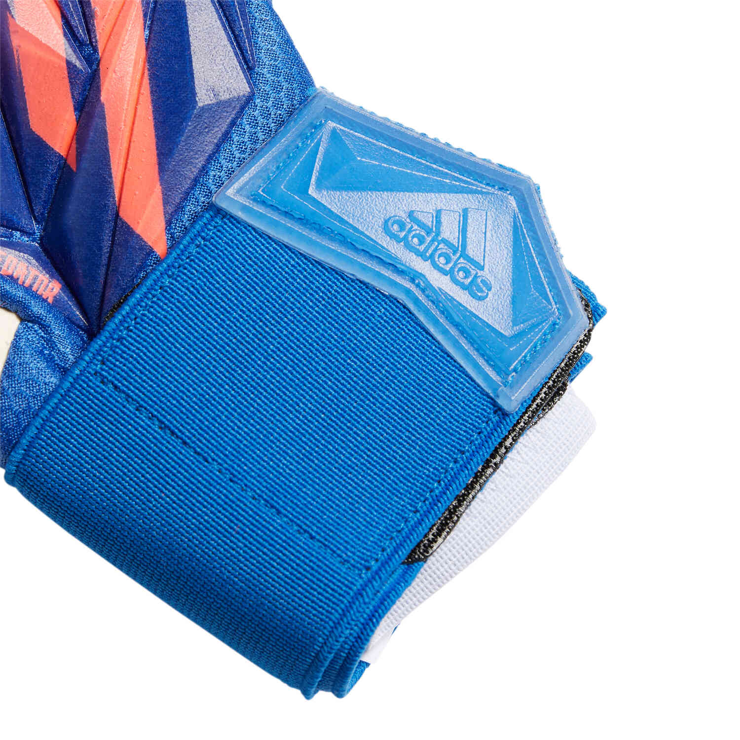 adidas Predator Pro Hybrid Goalkeeper Gloves - Hi-Res Blue & Turbo with White Sapphire Edge - Soccer Master