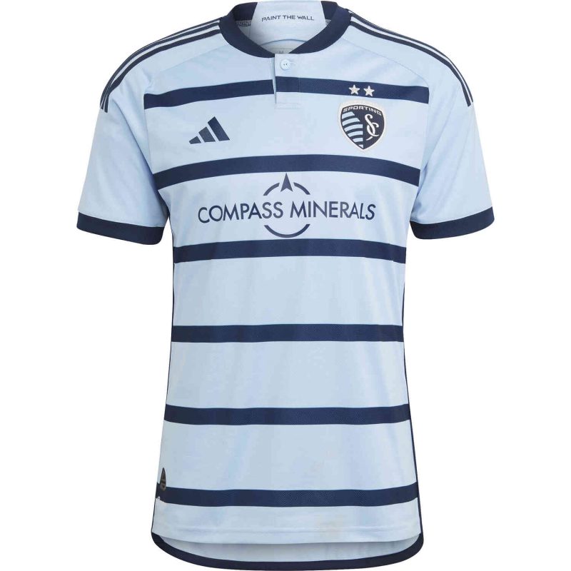 Mens Sporting KC Home Authentic Jersey 2023 Soccer Master