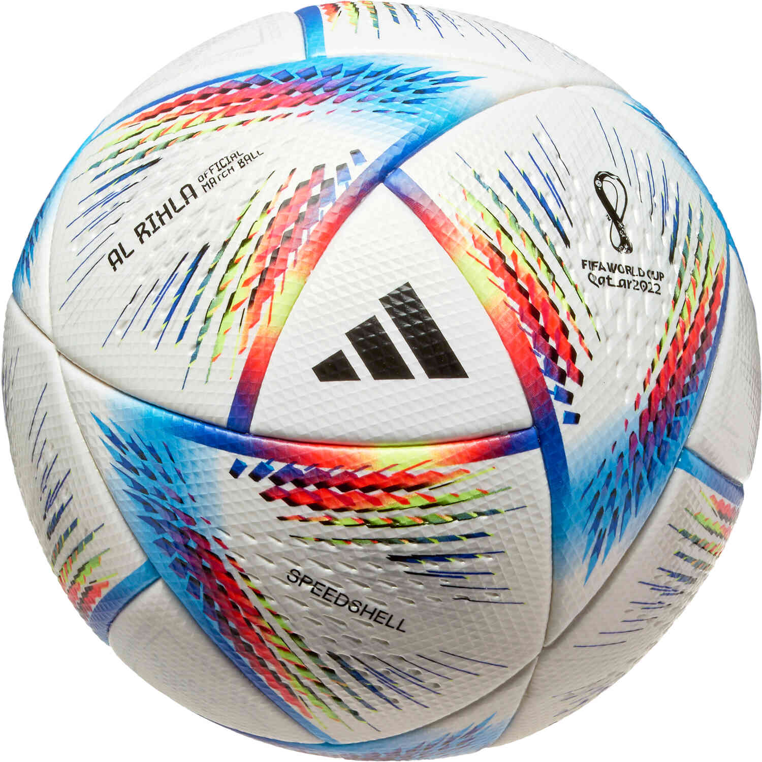 Adidas FIFA World Cup 2022 Al Rihla Pro Soccer Ball - White-Pantone