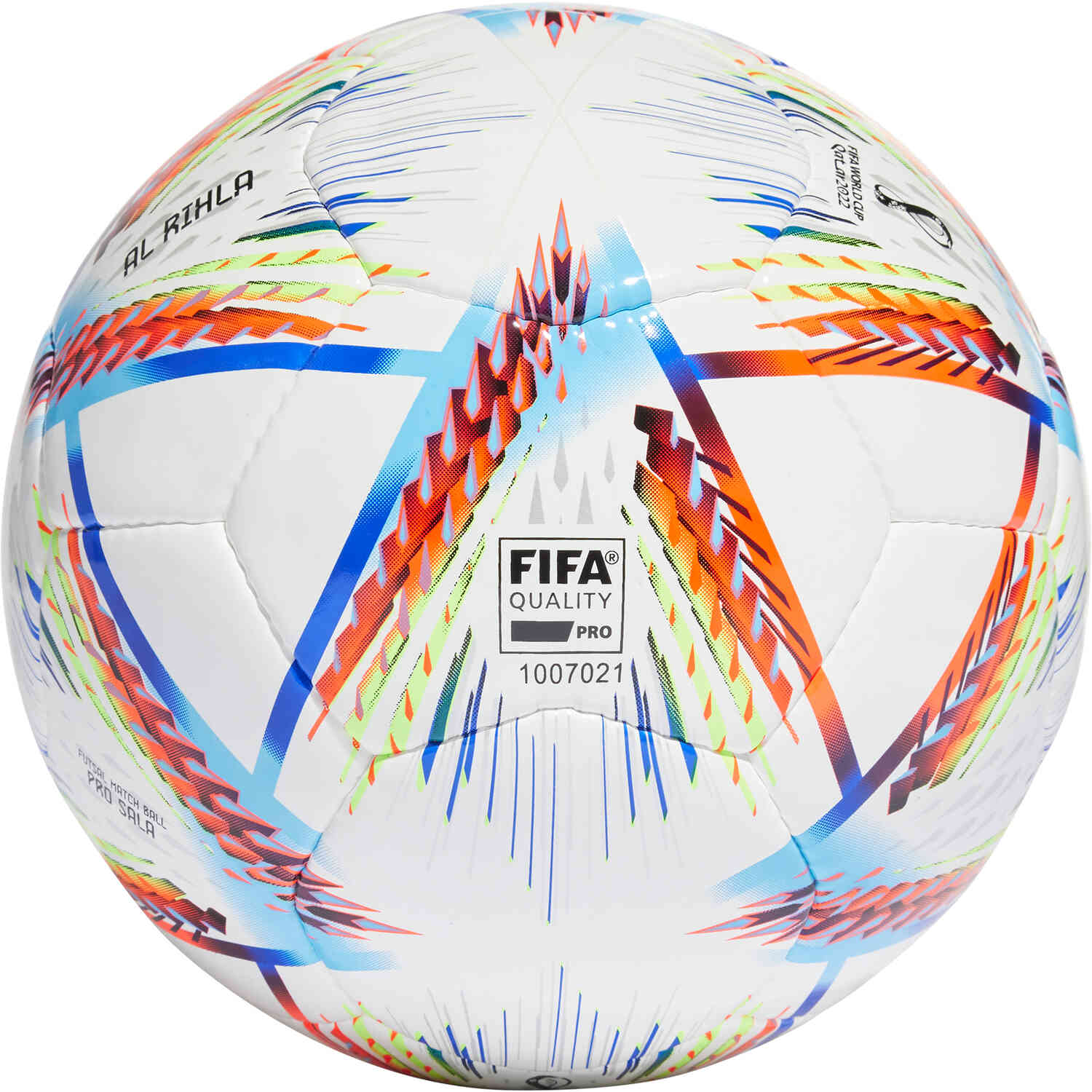 Adidas FIFA World Cup 2022 Al Rihla Pro Soccer Ball - White-Pantone