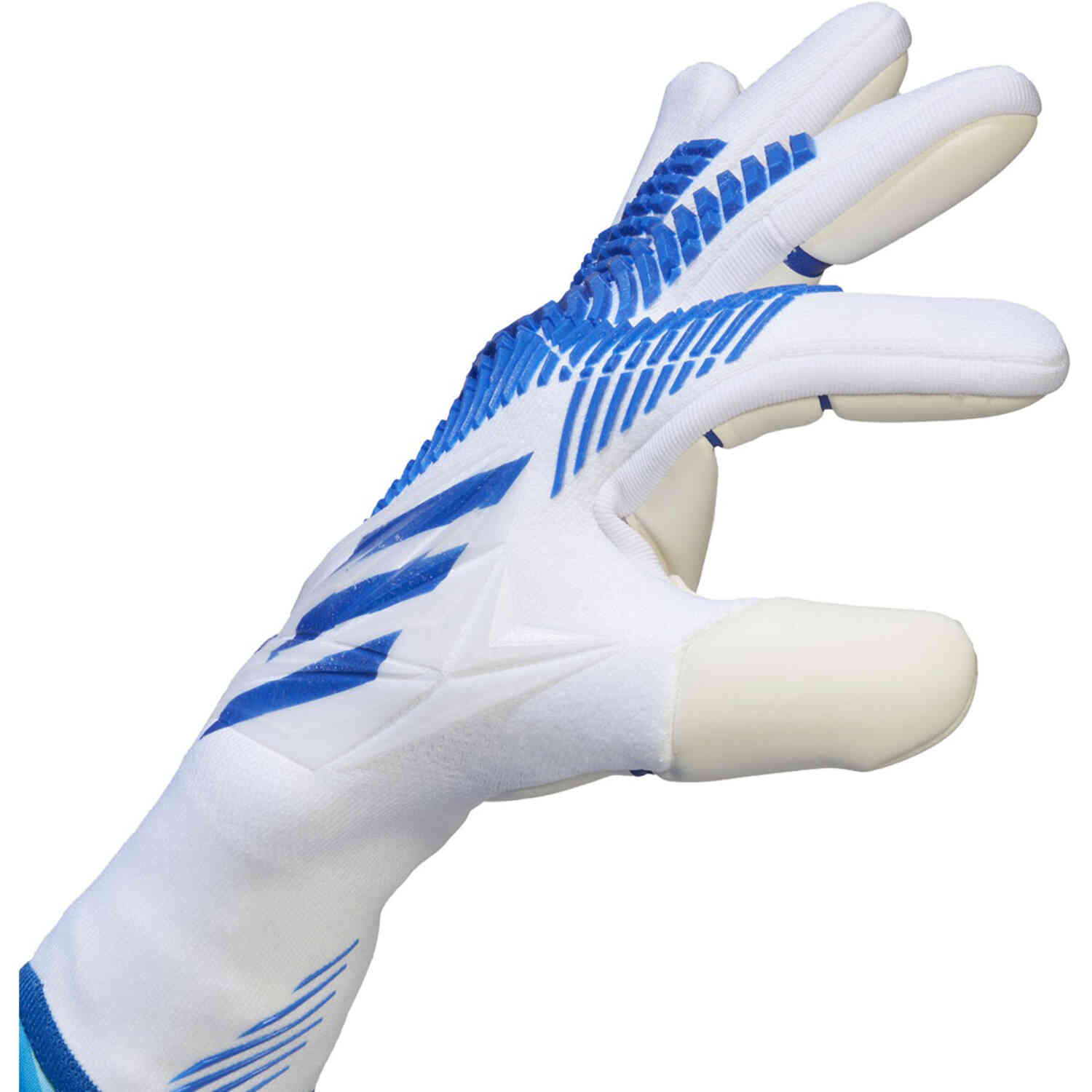 Adidas Predator Pro Goalie Gloves, Blue/Turbo/White / 12