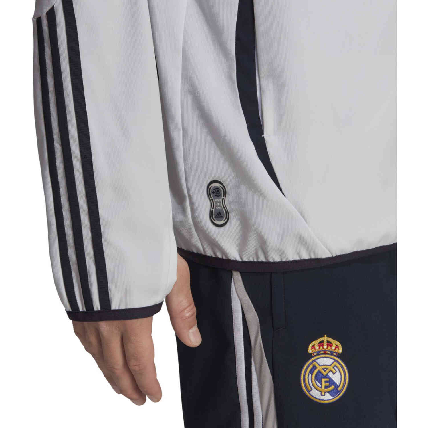 Real Madrid Teamgeist Jacket - White - Soccer Master