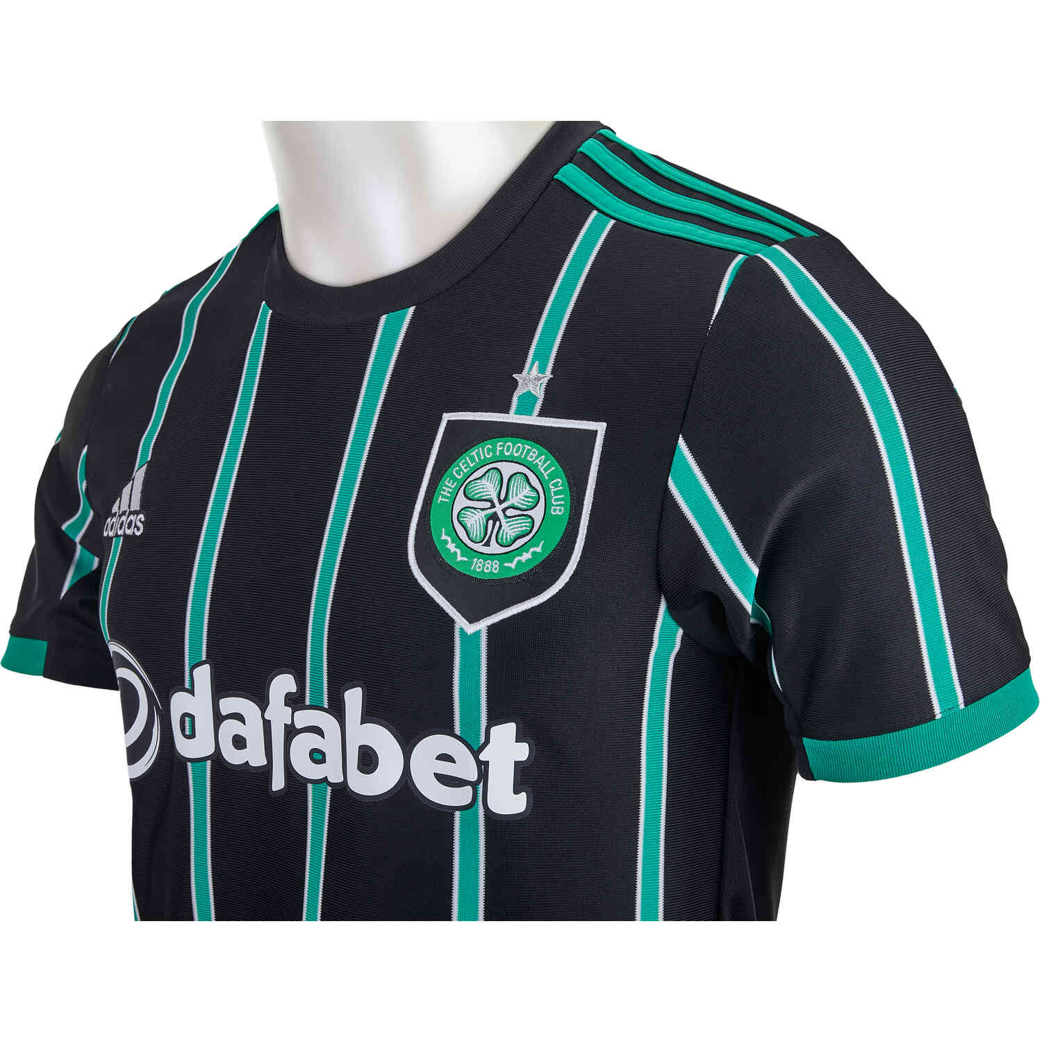 Buy adidas Mens CFC Celtic FC Away Jersey Glow Mint/Green