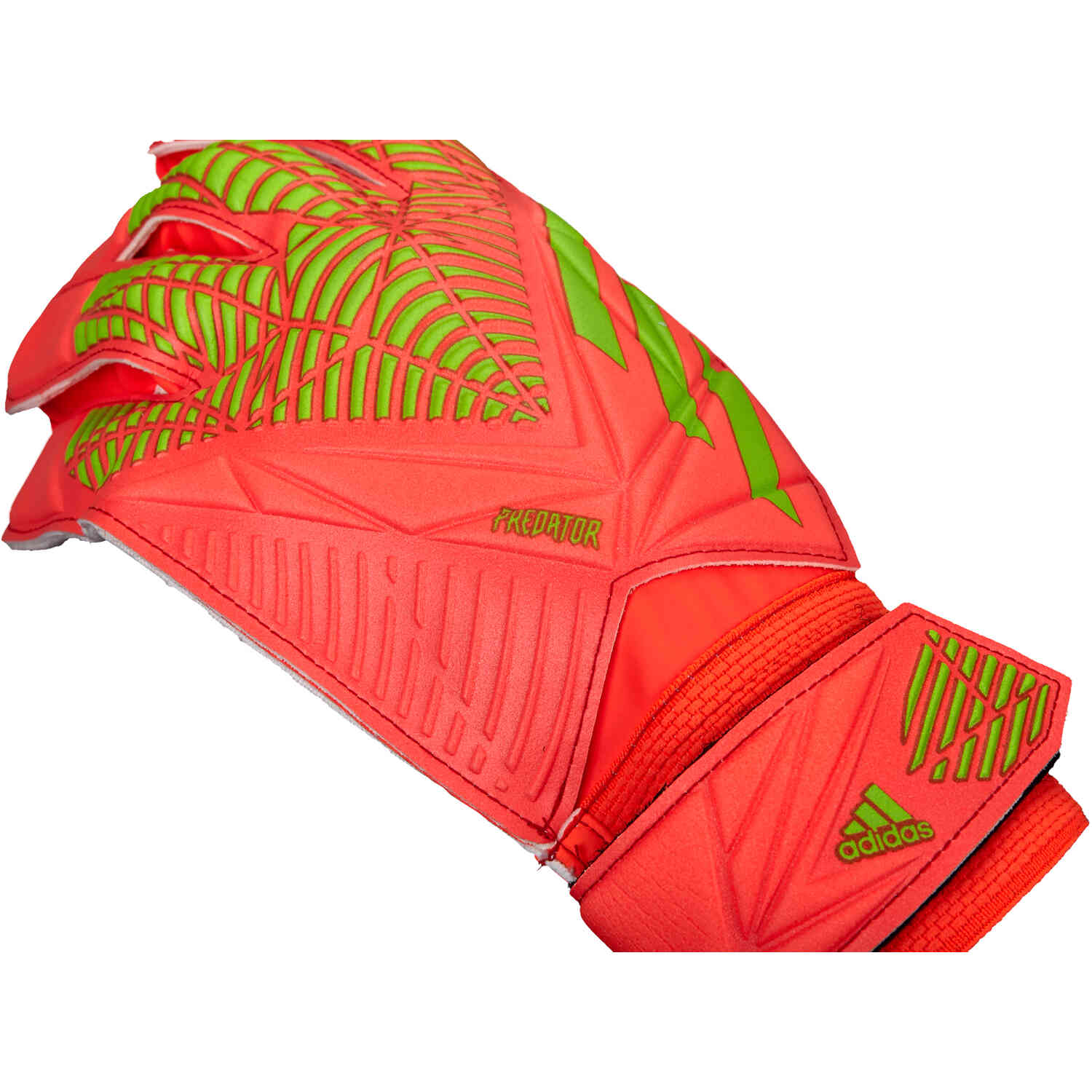  Unisex-Adult League Predator Goalie Gloves Solar Red/Team  Solar Green/Team Solar Green 7 : Sports & Outdoors