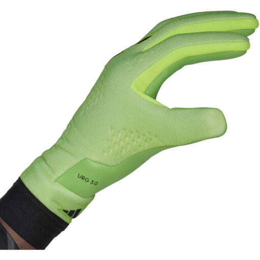 adidas X League Goalkeeper Gloves - Solar Green, Black & Solar Yellow