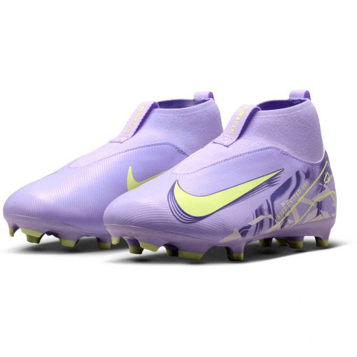 Kids Nike Mercurial Superfly 10 Academy FG - Purple Agate & Barely Volt