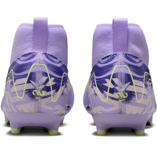 Kids Nike Mercurial Superfly 10 Academy FG - Purple Agate & Barely Volt - Image 4