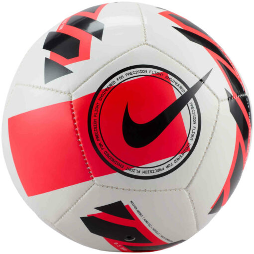 Nike Skills Soccer Ball - White/Bright Crimson/Black - Image 2