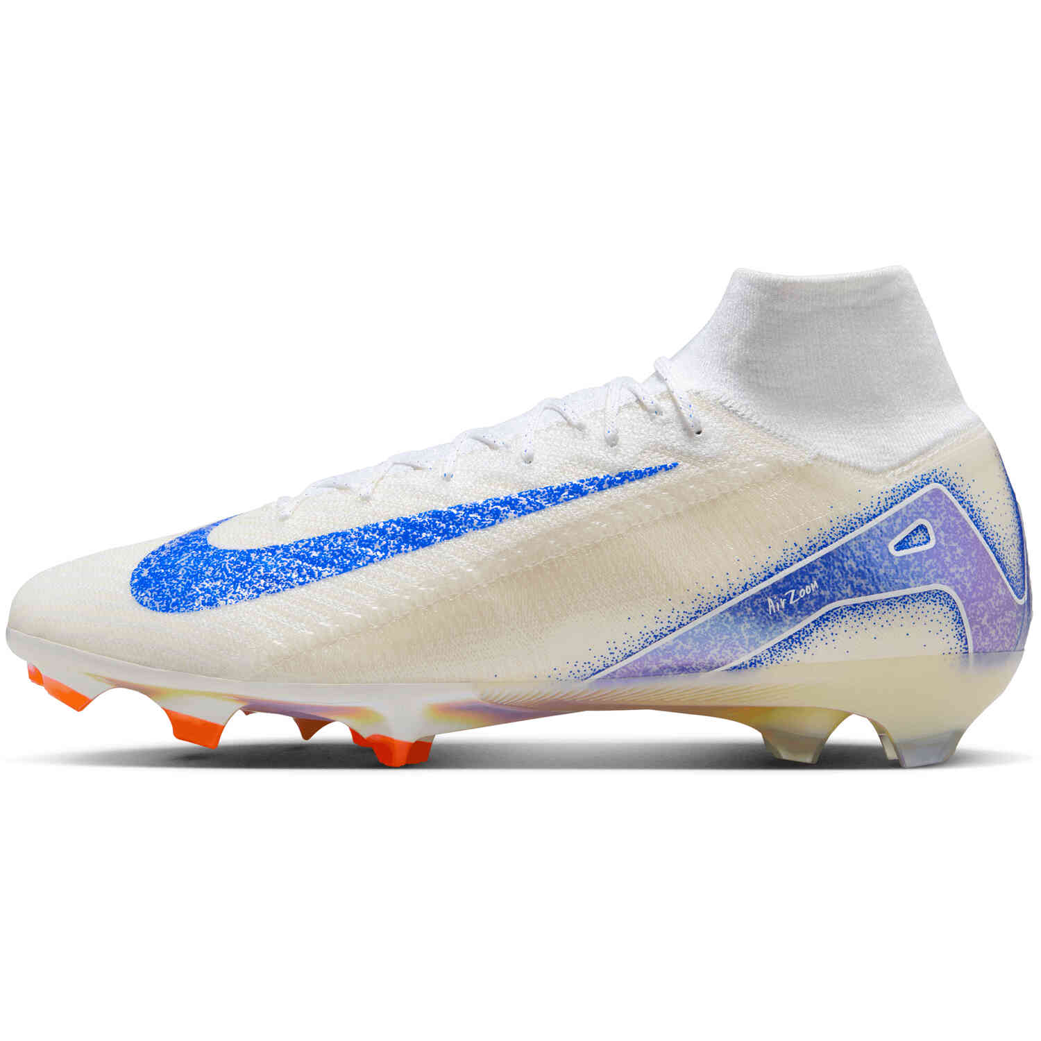 Nike Mercurial Superfly 10 Elite FG Firm Ground Soccer Cleats White Racer Blue Soccer Master