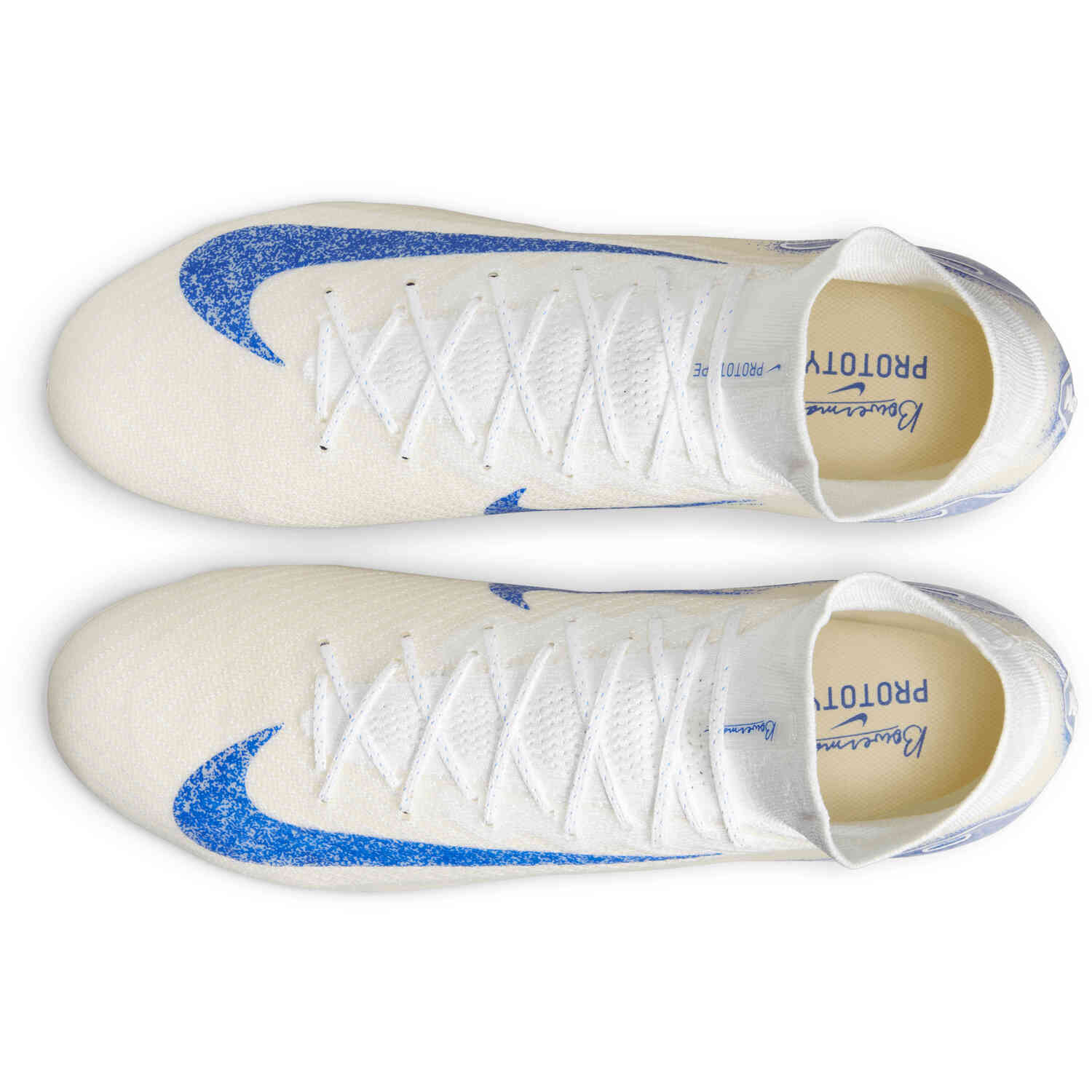 Nike Mercurial Superfly 10 Elite FG Firm Ground Soccer Cleats White Racer Blue Soccer Master