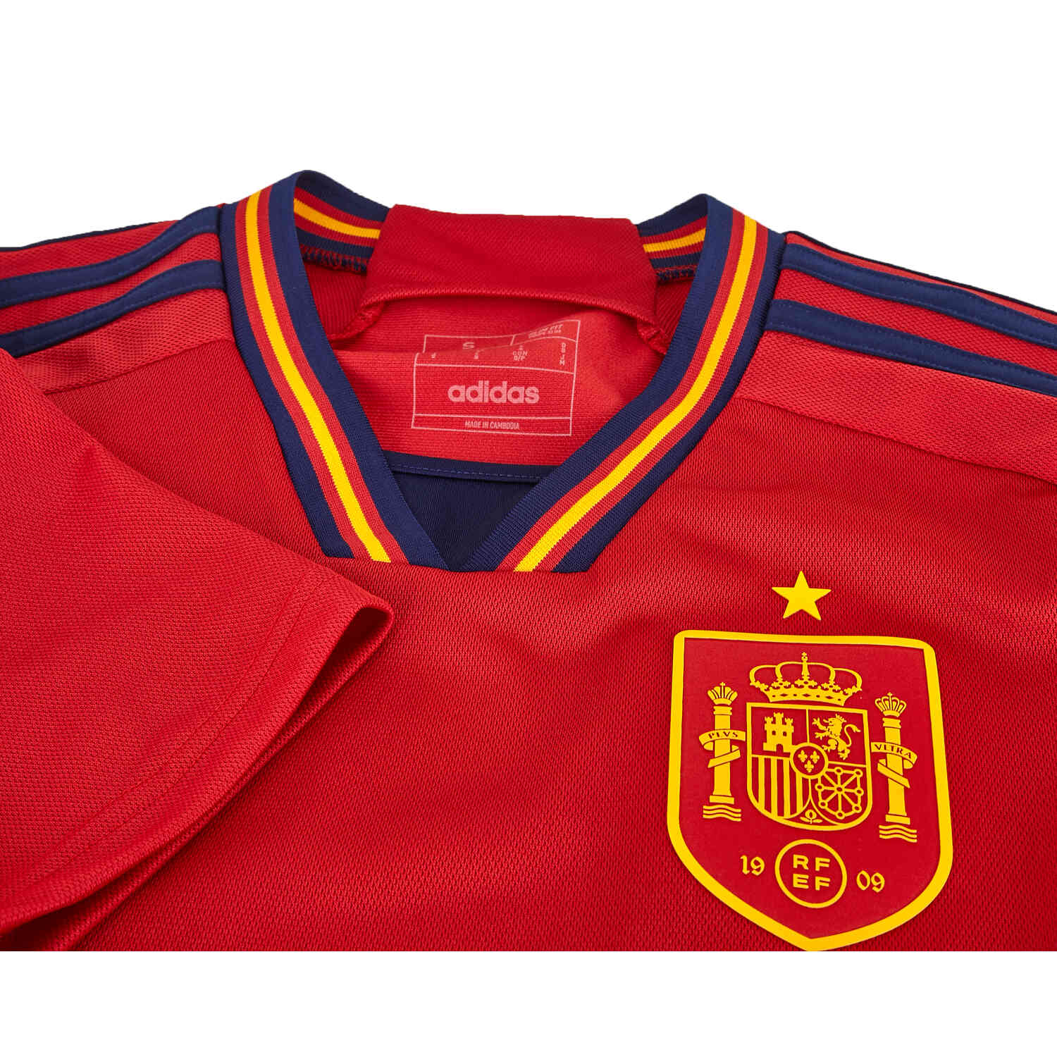 Adidas Spain 2022 Home Soccer Jersey - FutFanatics