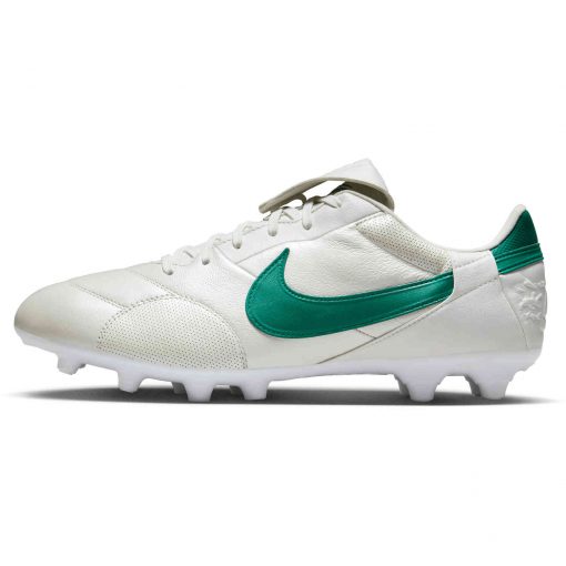 Nike Premier III FG - Mtlc Summit White & Mystic Green - Image 2