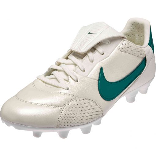 Nike Premier III FG - Mtlc Summit White & Mystic Green