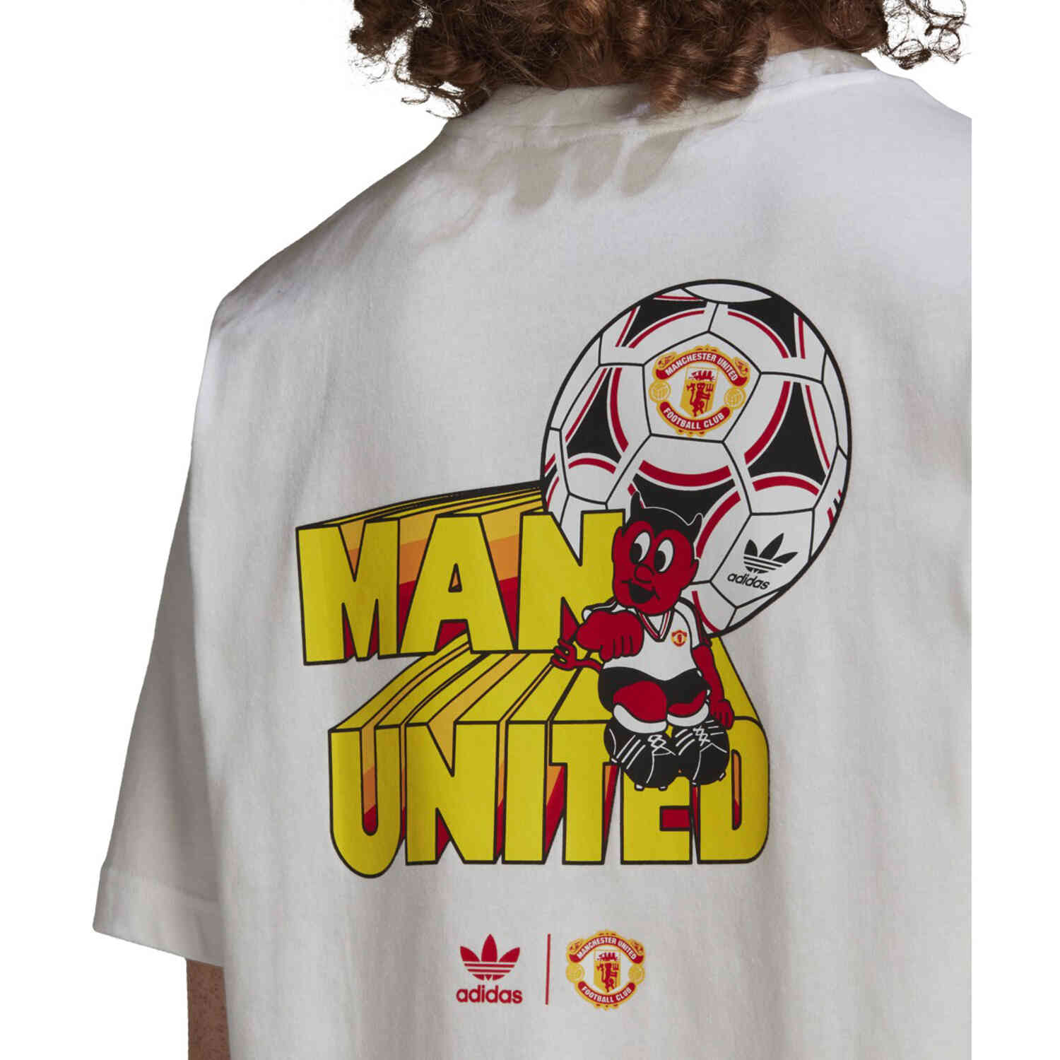 adidas Manchester United T-Shirt - White