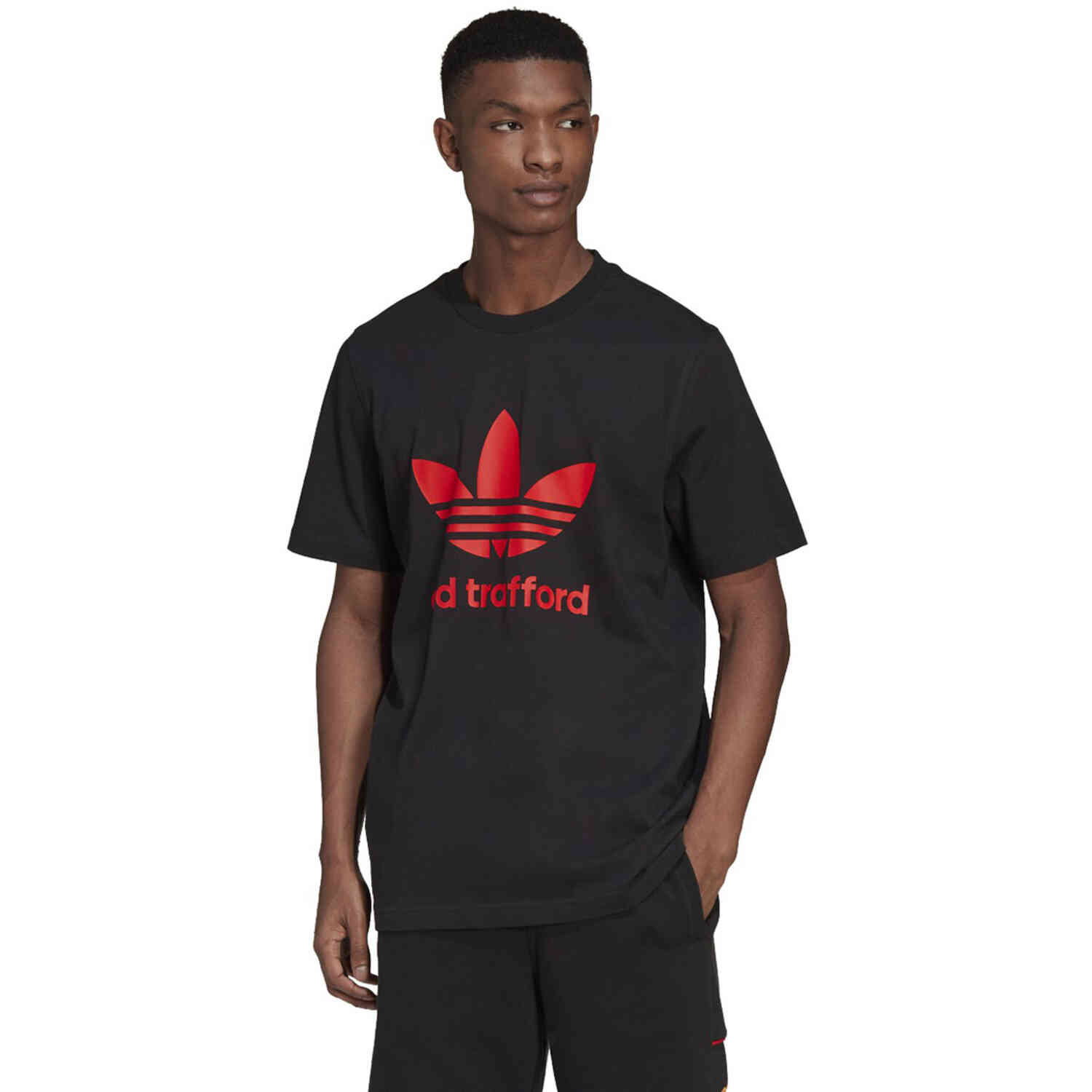 Black adidas Originals Manchester United FC OG Club T-Shirt