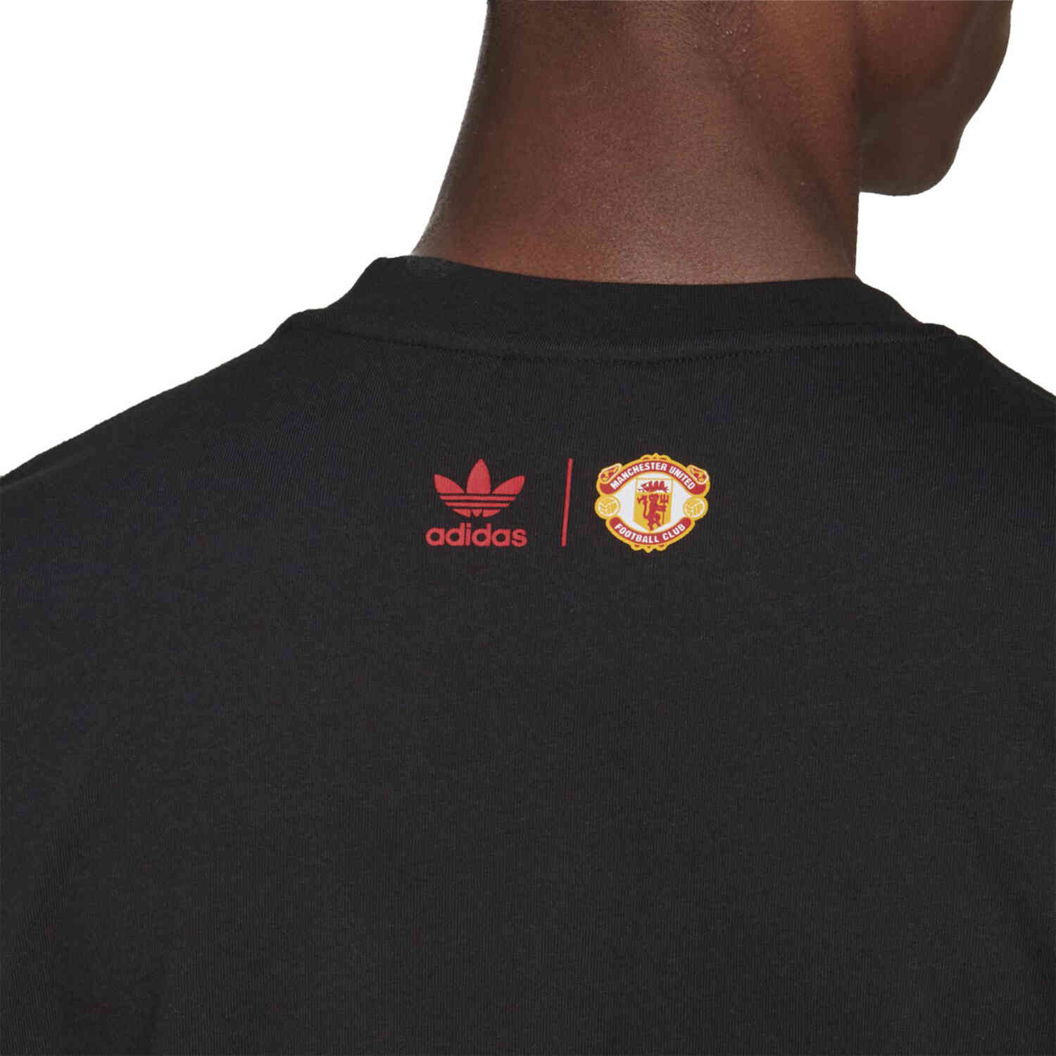 Adidas Manchester United Originals Graphic T-Shirt - Black