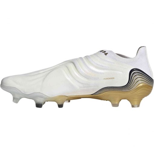 adidas Copa Sense+ FG - White & Core Black with Gold Metallic - Image 2